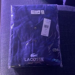 Lacoste long sleeve navy blue t shirt (XS)